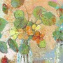 sold- Nasturtiums 12" x 12" 